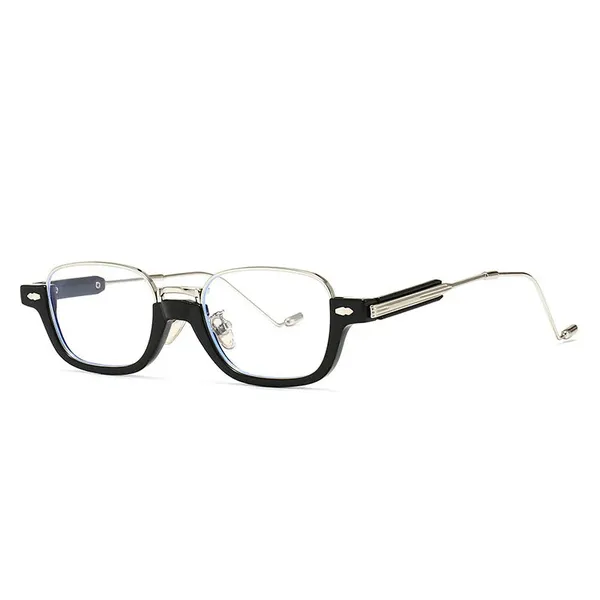 Black_And_Silver_Plastic_And_Metal_Sunglasses_For_Unisex