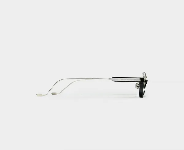 Black_And_Silver_Plastic_And_Metal_Sunglasses_For_Unisex