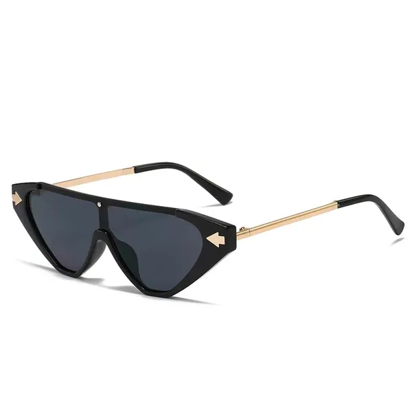 Black_And_Gold_Plastic_Sunglasses_For_Unisex