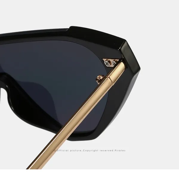Black_And_Gold_Plastic_Sunglasses_For_Unisex