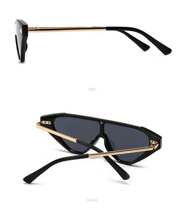 Black_And_Gold_Plastic_Sunglasses_For_Unisex