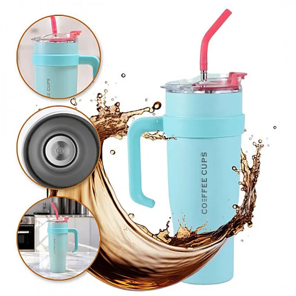 Lapocci_Stainless_Steel_1200_Ml_Tumbler_Water_Bottle_Vacuum_Flask_with_Lid_&_Steel__Green_for_Gym_Office_Travel_Fits_in_Car_Cupholder