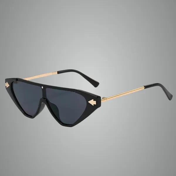 Black_And_Gold_Plastic_Sunglasses_For_Unisex