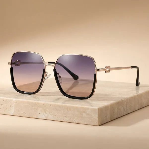 Multicolor_Plastic_And_Metal_Sunglasses_For_Women