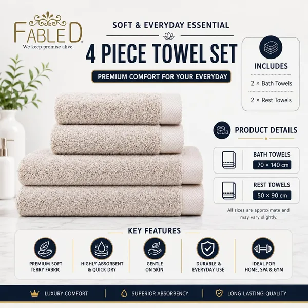 Cotton_Bath_And_Hand_Towel_Set