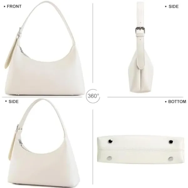 White_Alpha_Hobo_Sholder_Bag_Small_Shoulder_Handbag_Party_Dinner_For_Women