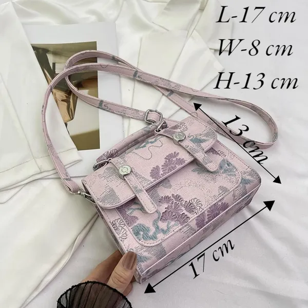 Pink_Small_Sling_Bag_Girls_Sling_Bag_Detachable_Strap_Magnetic_For_Women