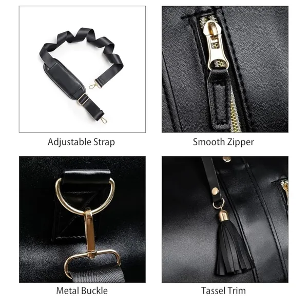 Black_Foldable_Duffle_Bag_Travel_Convertible_Carry_On_Large_Size_Garments_For_Women