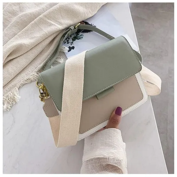 Green_Sleek_Nyc_Style_Sling_Bag_Mall_Crossbody_Sling_For_Women