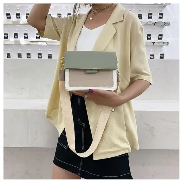 Green_Sleek_Nyc_Style_Sling_Bag_Mall_Crossbody_Sling_For_Women