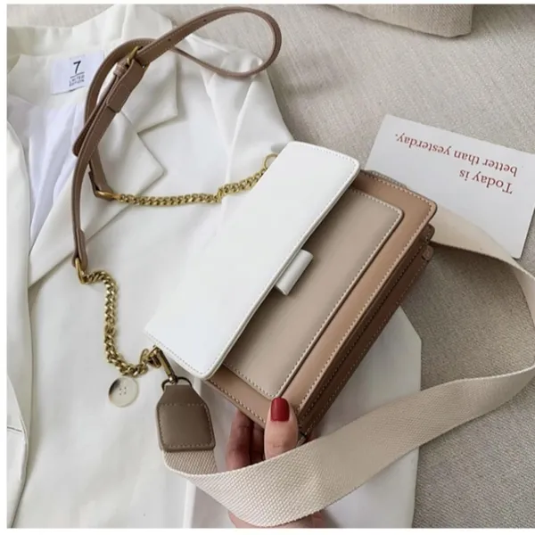 White_Sleek_Nyc_Style_Sling_Bag_Mall_Crossbody_Sling_For_Women