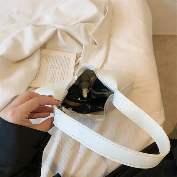 White_Ency_Hobo_Side_Bag_Mall_Small_Shoulder_Handbag_Party_For_Women