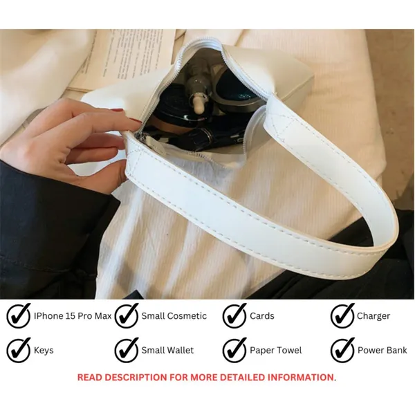 White_Ency_Hobo_Side_Bag_Mall_Small_Shoulder_Handbag_Party_For_Women