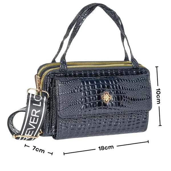 Black_Crococharm_Pu_Leather_Mini_Sling_Bag_Mini_Crossbody_Dual_For_Women