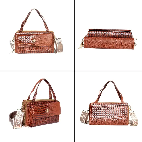 Brown_Crococharm_Pu_Leather_Mini_Sling_Bag_Mini_Crossbody_Dual_For_Women