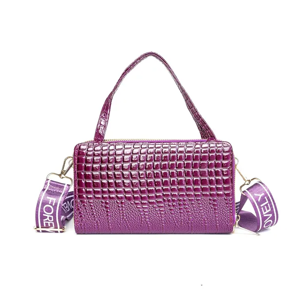 Purple_Crococharm_Pu_Leather_Mini_Sling_Bag_Mini_Crossbody_Dual_For_Women