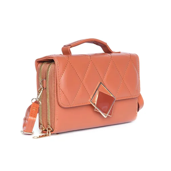 Brown_Mini_Sling_Bag_Crossbody_Quilted_Pu_Leather_Purse_Dual_For_Women