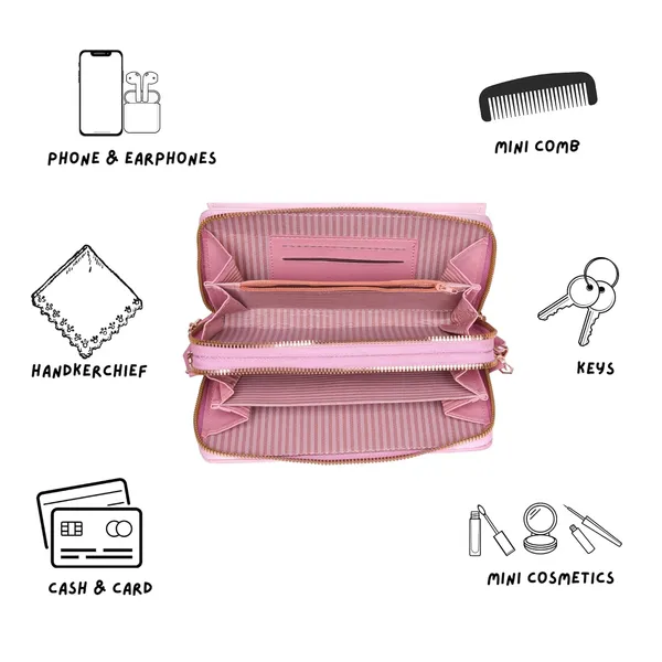 Pink_Mini_Sling_Bag_Crossbody_Quilted_Pu_Leather_Purse_Dual_For_Women