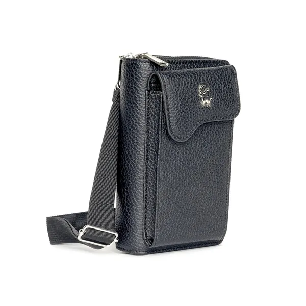 Black_Pu_Leather_Crossbody_Sling_Bag_Coin_Pouch_Detachable_For_Women