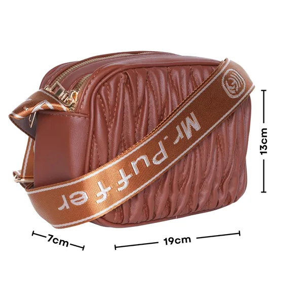 Brown_Puffer_Sling_Bag_Mall_Crossbody_Bag_Everyday_Casual_Sling_For_Women
