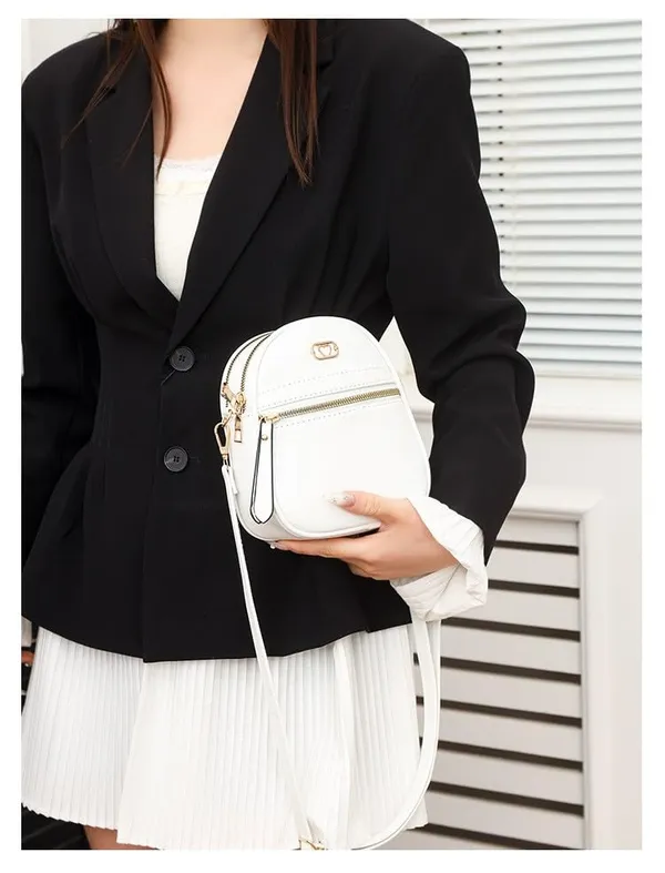 White_Mini_Sling_Bag_Girls_Pu_Leather_Small_Crossbody_Bag_For_Women