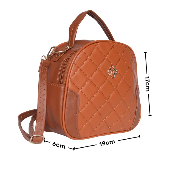 Brown_Aria_Quilted_Ling_Bag_Compact_Pu_Leather_Handbag_Adjustable_For_Women