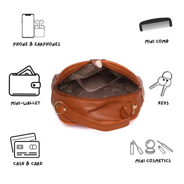 Brown_Aria_Quilted_Ling_Bag_Compact_Pu_Leather_Handbag_Adjustable_For_Women