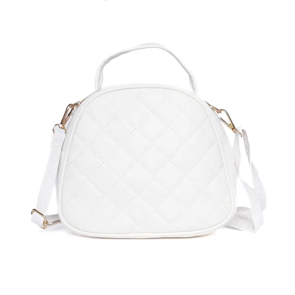 White_Aria_Quilted_Ling_Bag_Compact_Pu_Leather_Handbag_Adjustable_For_Women