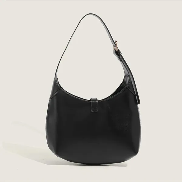 Black_Shoulder_Handbag_Big_Size_Adjustable_Strap_Stylish_Hobo_Bag_For_Women