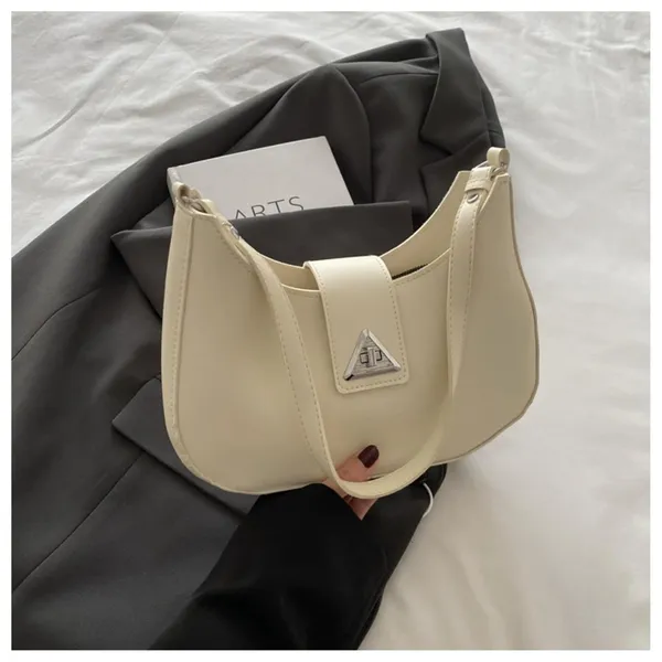 White_Cassi_Hobo_Bags_Houlder_Hand_Bag_Woman_Stylish_Leatherette_For_Women