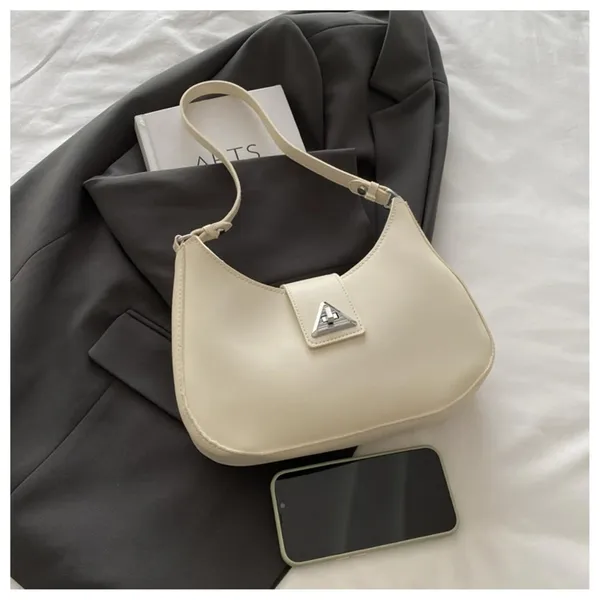 White_Cassi_Hobo_Bags_Houlder_Hand_Bag_Woman_Stylish_Leatherette_For_Women