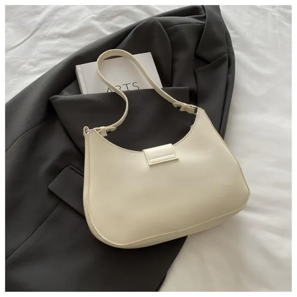 White_Cassi_Hobo_Bags_Houlder_Hand_Bag_Woman_Stylish_Leatherette_For_Women
