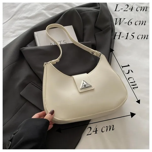 White_Cassi_Hobo_Bags_Houlder_Hand_Bag_Woman_Stylish_Leatherette_For_Women