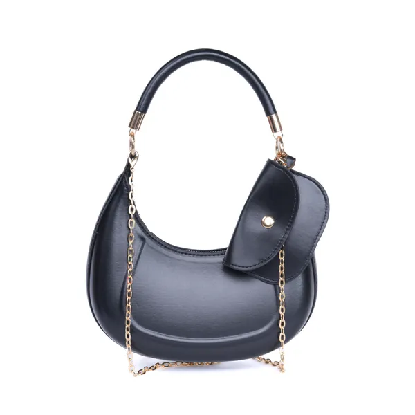 Black_Verona_Chic_Hobo_Bag_Imported_Faux_Leather_Dual_Detachable_Straps_For_Women