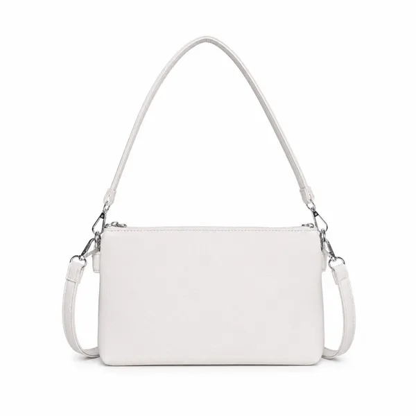 White_Tri_Section_Sling_Bag_1_Main_Compartment_3_For_Women