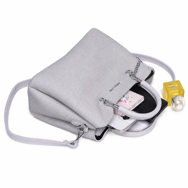 Grey_Small_Satchel_Bag_3_Compartment_Sling_Strap_Structured_Small_For_Women