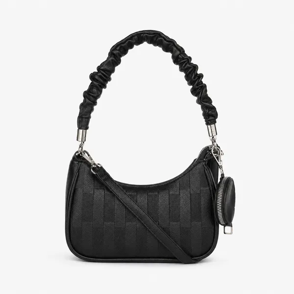 Black_Celeste_Mini_Hobo_Bag_Elegant_Faux_Leather_Shoulder_Handbag_For_Women