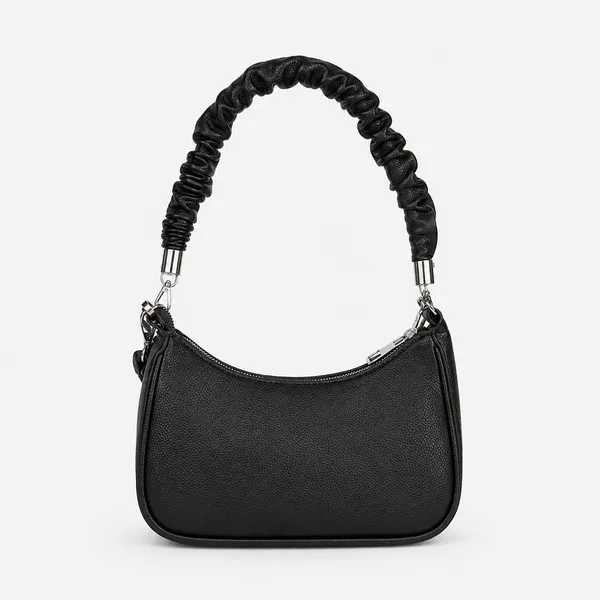 Black_Celeste_Mini_Hobo_Bag_Elegant_Faux_Leather_Shoulder_Handbag_For_Women