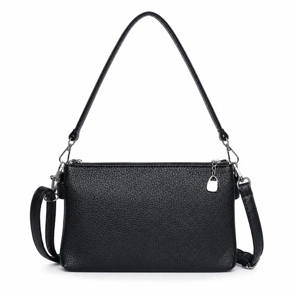 Black_Tri_Section_Sling_Bag_1_Main_Compartment_3_For_Women