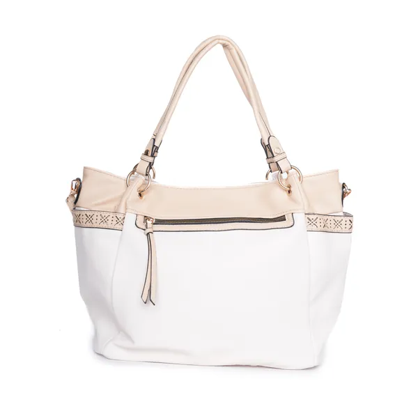 White_Estella_Tote_Bag_Large_Shoulder_Handbag_1_Main_For_Women