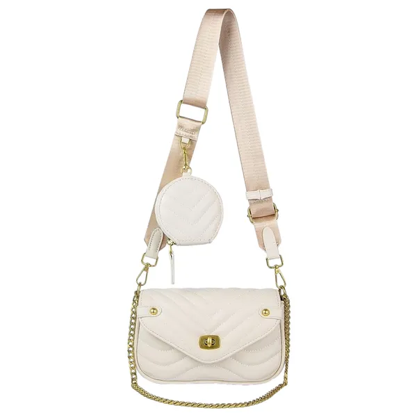 White_Mini_Sling_Bags_Latest_Coin_Pouch_Attached_Cross_Body_For_Women