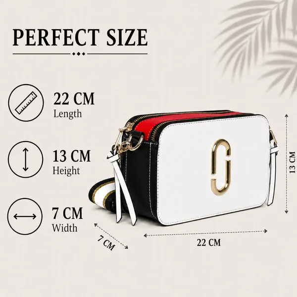 White_Pu_Leather_Sling_Bag_Stylish_Crossbody_Bag_2_For_Women