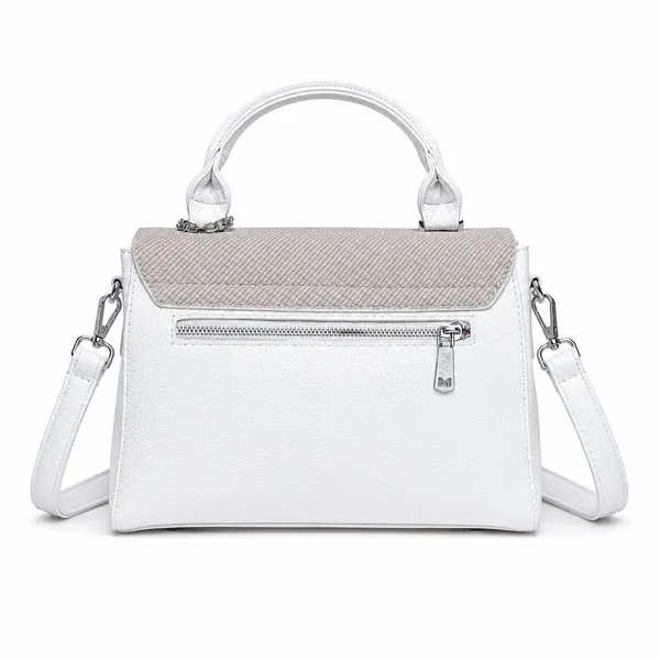 White_Ophelia_Satchel_Bag_Mall_Sized_Handbag_Sling_Strap_Bag_For_Women