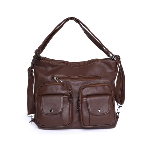 Brown_Handbag_2_1_Convertible_Shoulder_Bag_Backpack_Pocket_For_Women