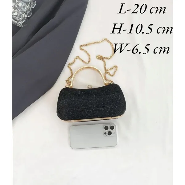 SANTORINI_Luna_Womens_evening_clutch_Purse_|_Structured_sling_for_women_for_Party,Dinner,Wedding_etc_|_fancy_womens_clutch