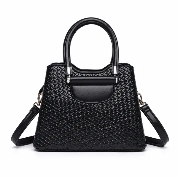 Black_Vexa_Textured_Satchel_Handbag_3_Compartments_Mini_Top_Handle_Bag_For_Women