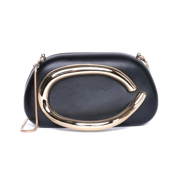 Black_Clutch_Glossy_Series_Faux_Leather_Clutch_For_Women