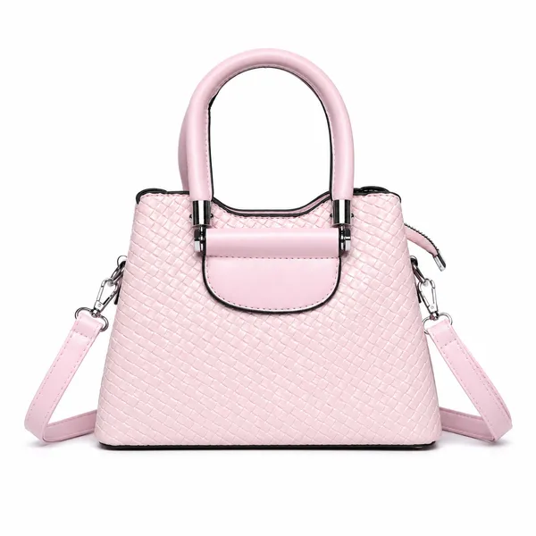 Pink_Vexa_Textured_Satchel_Handbag_3_Compartments_Mini_Top_Handle_Bag_For_Women