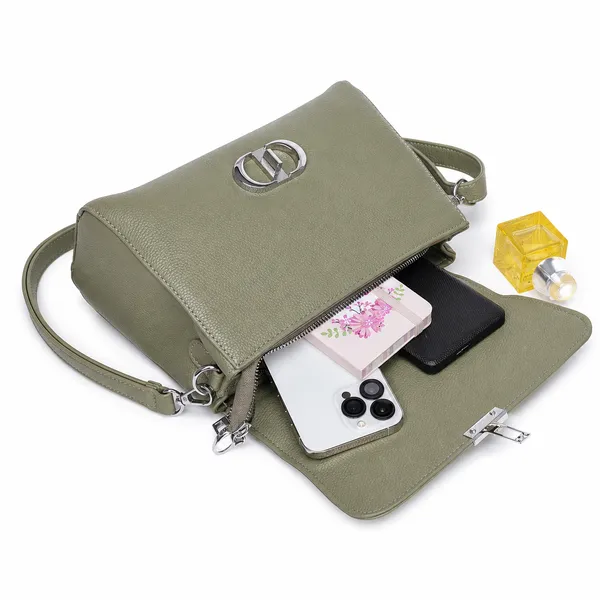 Green_Ophelia_Satchel_Bag_Mall_Sized_Handbag_Sling_Strap_Bag_For_Women