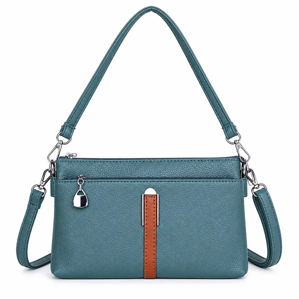 Teal_Blue_Tri_Section_Sling_Bag_1_Main_Compartment_3_For_Women